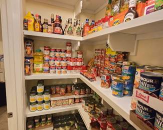 TONS Of Canned Goods, Food, Toilet Paper, Paper Towels, Laundry Detergent, And Much More!