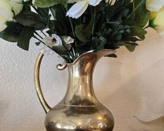Solid Brass Pitcher