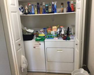 Washer and electric dryer