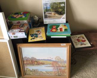 Vintage children’s wood puzzles