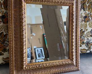 vintage ornate mirror, small