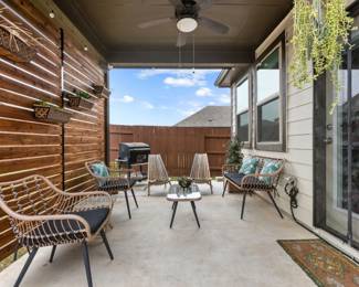 ratan patio set with glass top coffee table