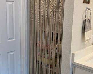 macrame curtain, new
