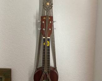 high quality ukulele with macrame- new