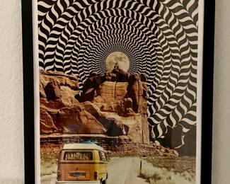 Trippy art print, new