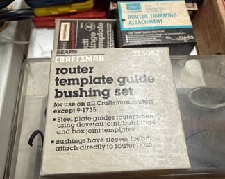 Sears/Craftsman Router template guide bushing set