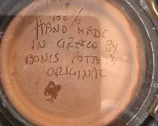 100% Handmade in Greece by Bonis Pottery Original