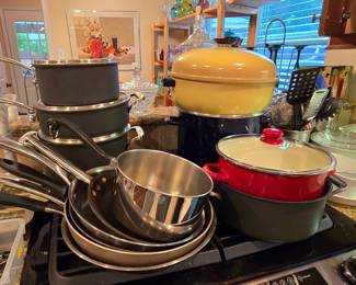 Pots & pans galore