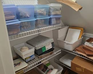 The supply closet is full! come check it out!