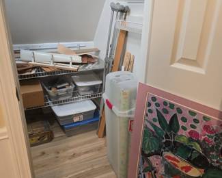 Odds & ends in the closets