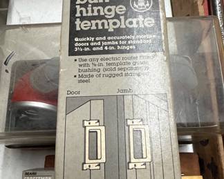 Sears Craftsman Butt Hinge Template