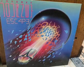 1981 Journey Escape ESC4P3 Vinyl LP embossed cover