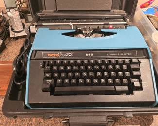 Electric Brother Cassette 815 Correct-O-Riter with hardshell carrying case