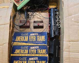 American Flyer Train set with track