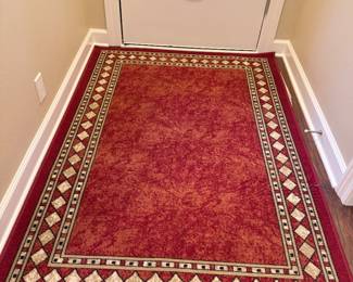vibrant entry rug