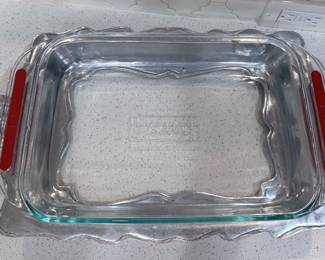 Pewter rabbit casserole dish