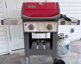 like new Weber grill with full tank 175
