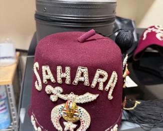 several Masonic headdress pieces