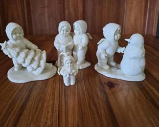 Set of Four Snowbabies