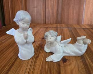 Lladro Cherubs Two Pieces