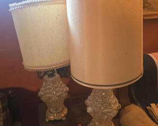 MCM Glass Base with 2 way  / night light !  They work great!