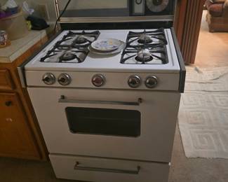 Gas stove - in basement