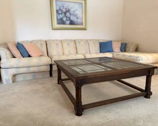 Sectional and Coffee Table