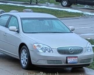 This is my mom's car. It's an '07 Buick Lucerne. Title should be able to be transferred before too long but have a look at it.