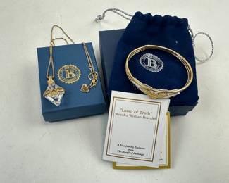 Wonder Woman Bradford Exchange 18K Plated Jewelry