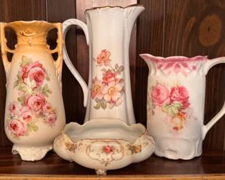 Vintage pitchers and vases