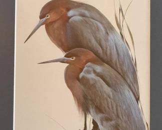 Detail of Art LaMay print, "Little Sapphires" 