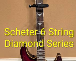Scheter 6 String Diamond Series Bass Guitar