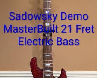 Sadowsky Demo Master Built 21 Fret Electric Bass Guitar