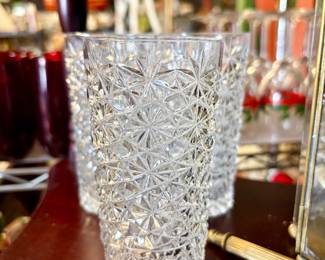 Hand cut glass