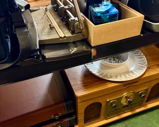 Electronics and portable record player