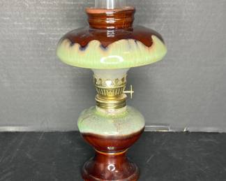POTTERY OIL LAMP