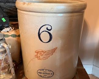 RED WING 6 QUART CROCK