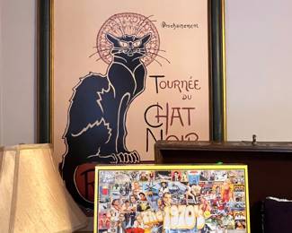 TOURNEE DU CHAT NOIR POSTER BY THEOPHILE STEINLEN