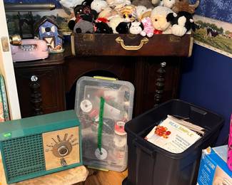PLUSH, MID CENTURY RADIO AND TELEPHONE