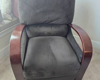 A push back recliner.  So easy and comfy!