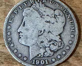 Morgan Silver Dollar 1901
