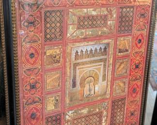 Beautiful Tapestry enclosed in Glass
