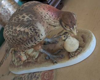 Female Pheasant and her chicks 