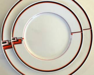 $400, Mikasa LAF 03 Deco Expressions Porcelain Dinnerware Collection - DISCONTINUED