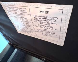 Black Faux Leather Upholstered Bar Stool with Espresso Legs