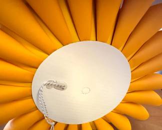 $25, Giant Yellow Gradient Paper Dahlia Wall Decor