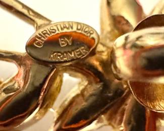 Christian Dior Clip Earrings (Costume)