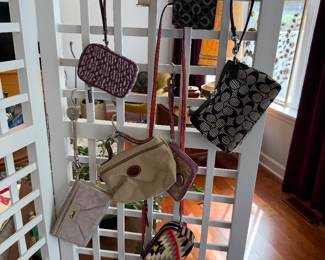 Canvas and Leather Assorted Y2K Mini Bags Featuring Coach