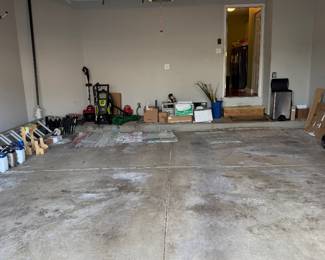 Ryobi Electric Pressure Washer and Mixed Garage Tools