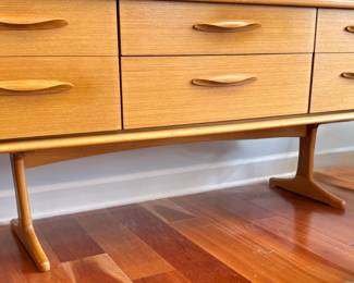 $650, Austinsuite Six-Drawer Dresser with Sculpted Pulls